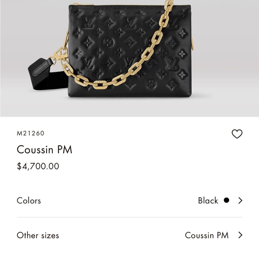 Louis Vuitton COUSSIN PM ROUGE - Picture 12 of 14